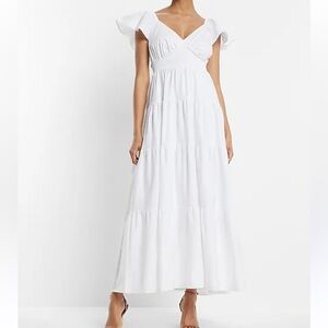 Express White Maxi Dress
